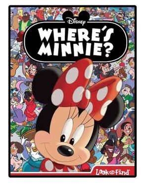 Disney Where's Minnie? Look and Find Hardcover Book